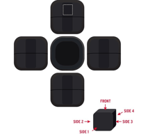 Lippenbalsam in Würfelbox